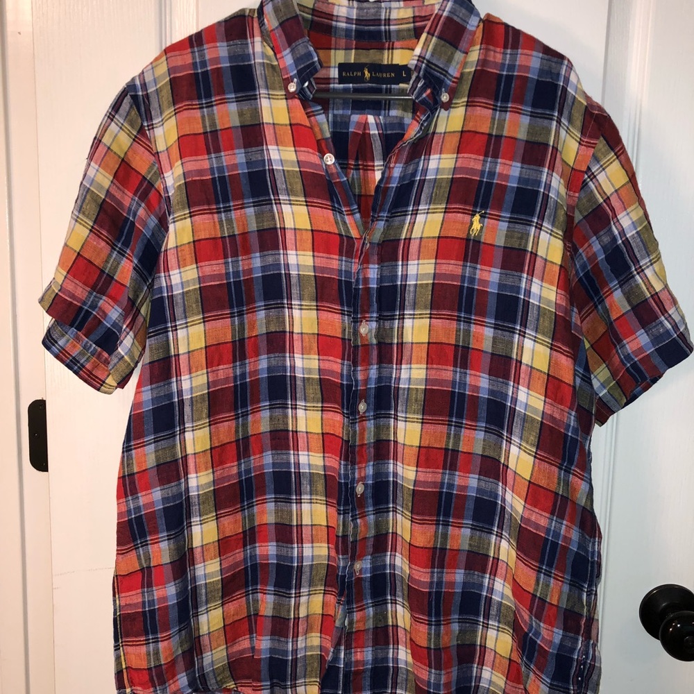 Linen Ralph Lauren polo